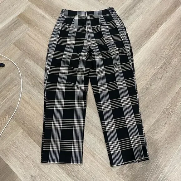 Forever 21 High Waisted Plaid Trouser Pant Size S - Picture 5 of 5